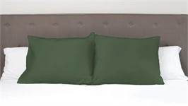 Snoozing katoen-satijn kussenslopen (set van 2)