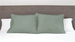 Snoozing katoen-satijn kussenslopen (set van 2)