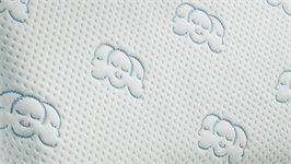 Silvana Cool Flex Paars latex zacht hoofdkussen