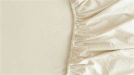 Kayori Saya katoen-satijn topper hoeslaken