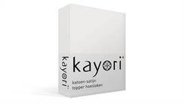 Kayori Saya katoen-satijn topper hoeslaken