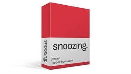 Snoozing jersey topper hoeslaken