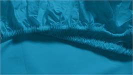 Snoozing percale katoen hoeslaken