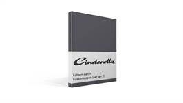 Cinderella katoen-satijn kussenslopen (set van 2)