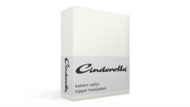 Cinderella katoen-satijn topper hoeslaken