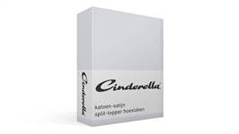 Cinderella katoen-satijn split-topper hoeslaken