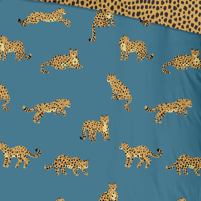 Good Morning Leopards dekbedovertrek