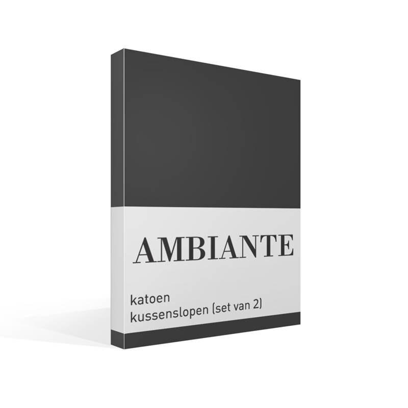 Ambiante Cotton Uni kussenslopen (set van 2)