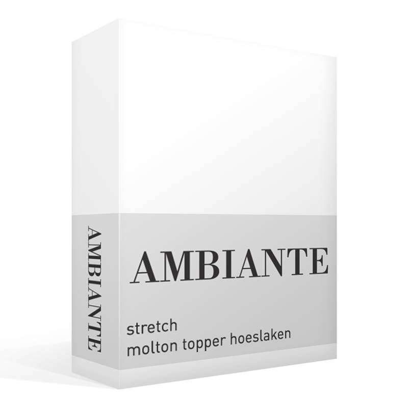 Ambiante stretch topper molton hoeslaken