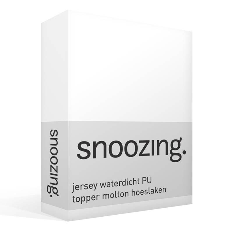 Snoozing jersey waterdicht PU topper molton hoeslaken