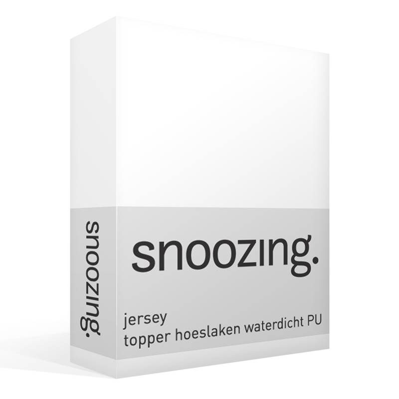 Snoozing jersey waterdicht PU topper molton hoeslaken