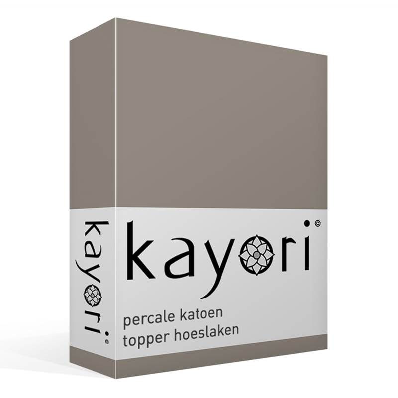 Kayori Shizu percale katoen topper hoeslaken
