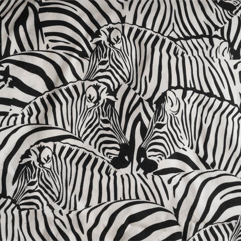 De Witte Lietaer Zebra flanel dekbedovertrek