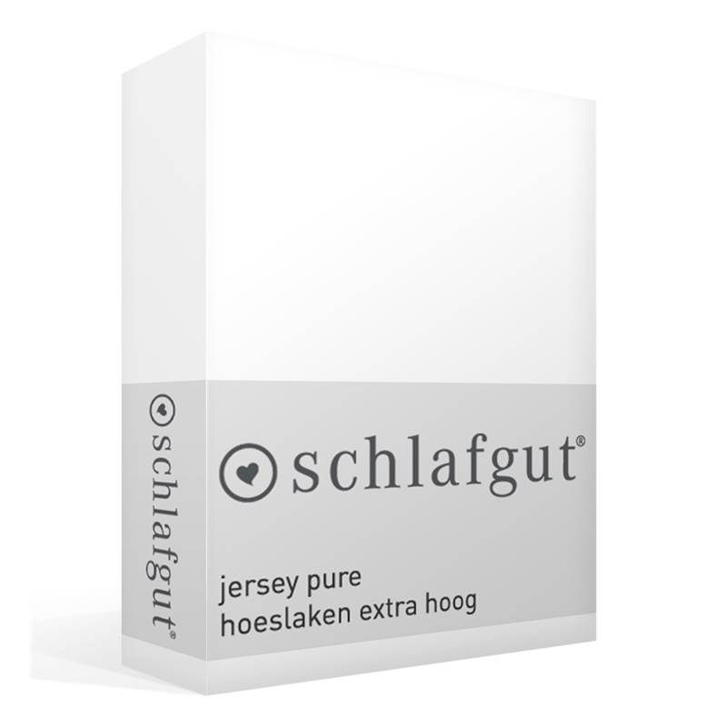 Schlafgut Jersey Pure hoeslaken extra hoog