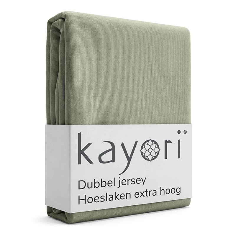 Kayori Saiko dubbel jersey hoeslaken extra hoog