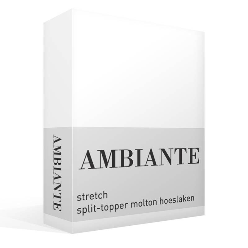 Ambiante stretch split-topper molton hoeslaken