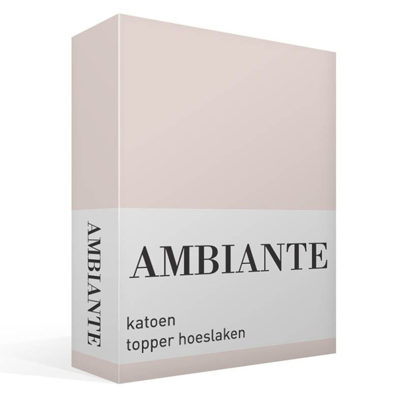 Ambiante Cotton Uni topper hoeslaken