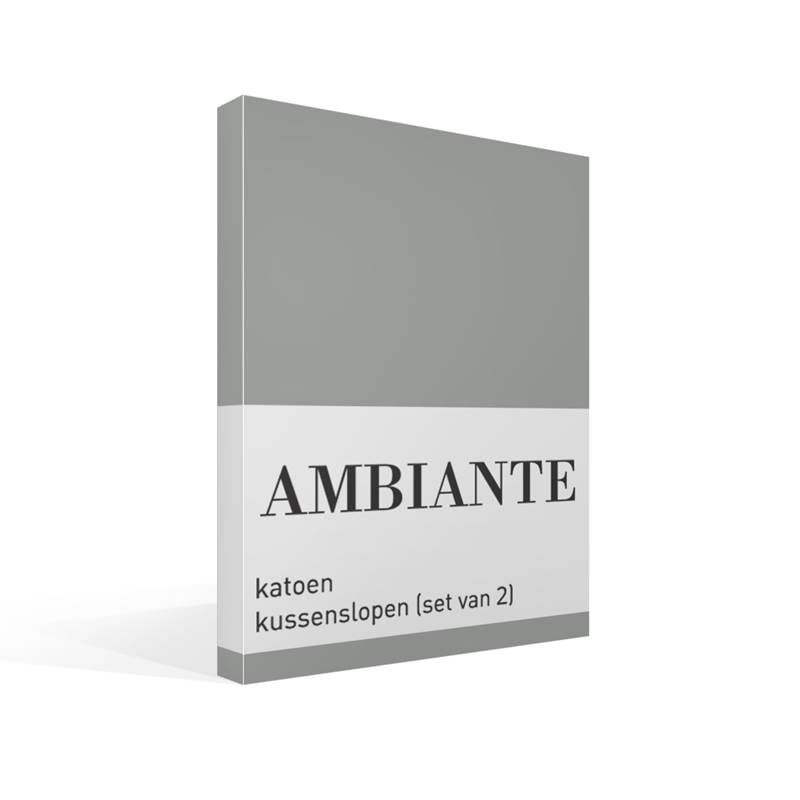 Ambiante Cotton Uni kussenslopen (set van 2)
