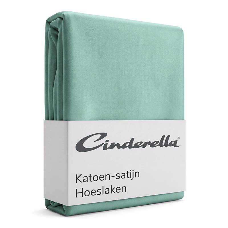 Cinderella katoen-satijn hoeslaken