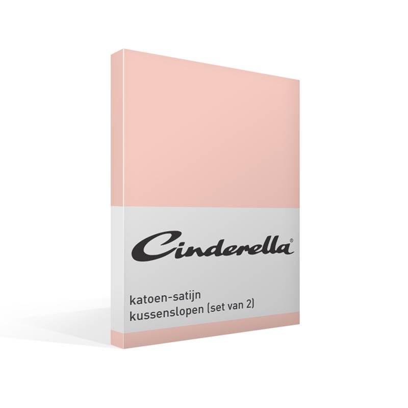 Cinderella katoen-satijn kussenslopen (set van 2)