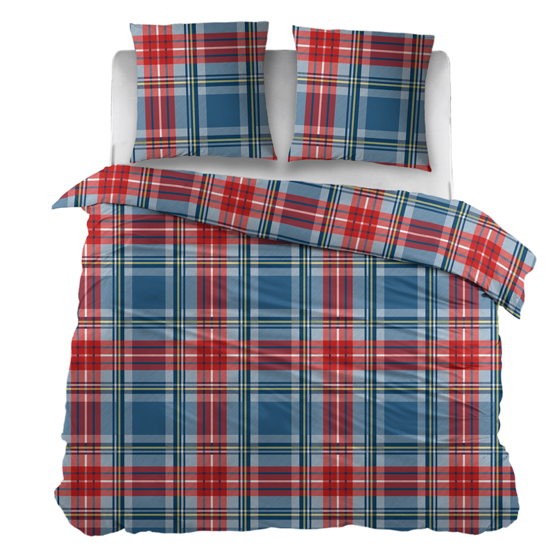 Snoozing Elien flanel dekbedovertrek