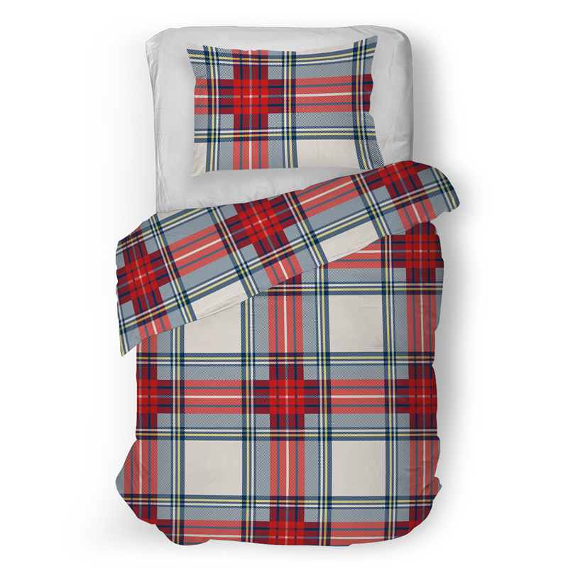 Snoozing Elies flanel dekbedovertrek