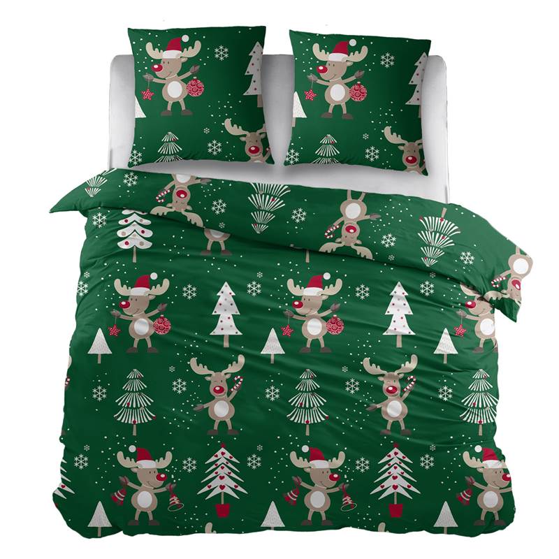 Snoozing Gina flanel dekbedovertrek