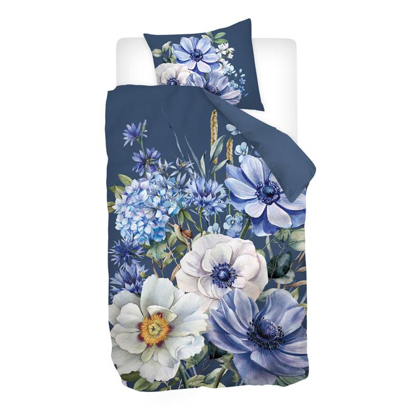 Snoozing Blue Garden dekbedovertrek
