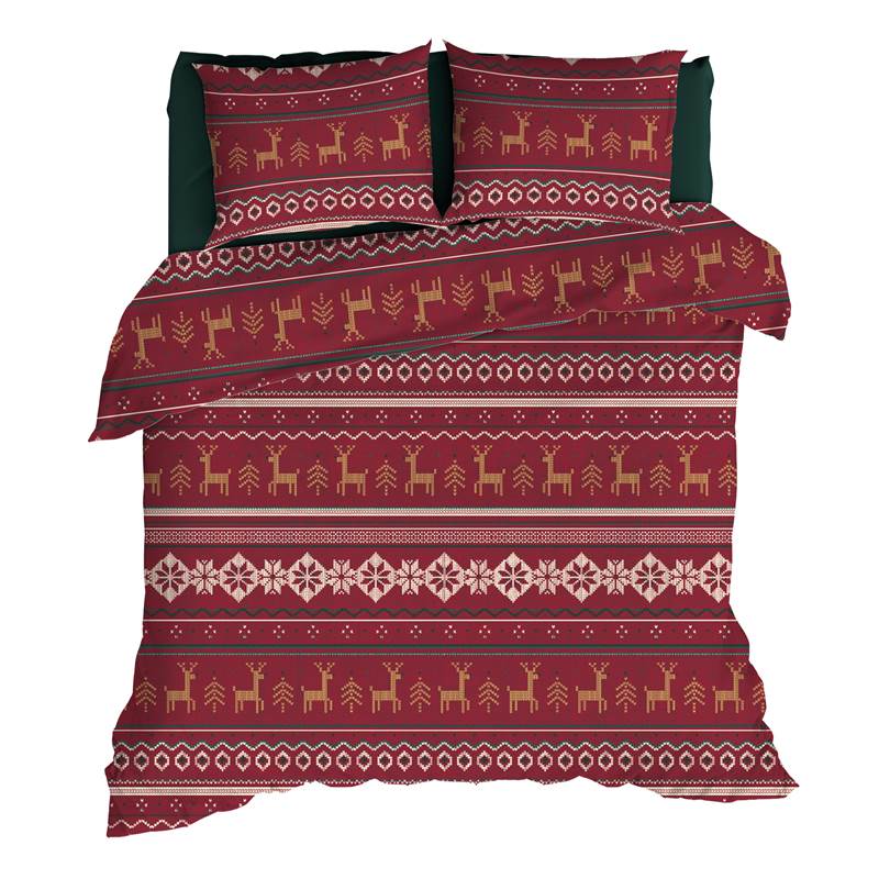 Romanette Noelle flanel dekbedovertrek