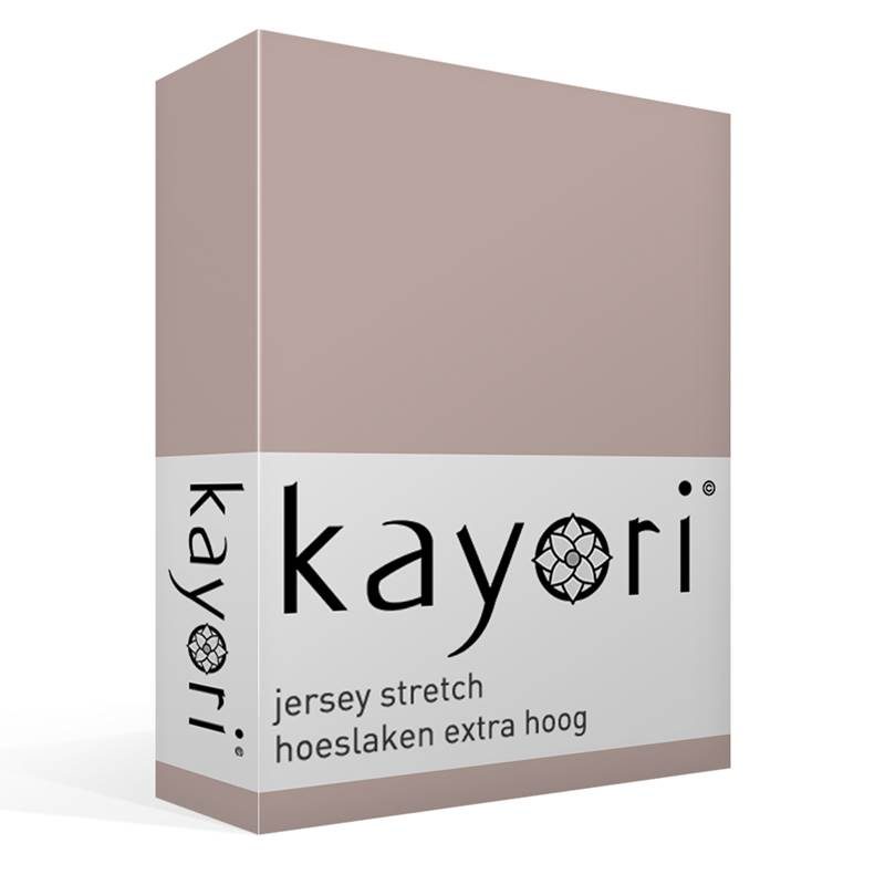 Kayori Shizu jersey stretch hoeslaken extra hoog