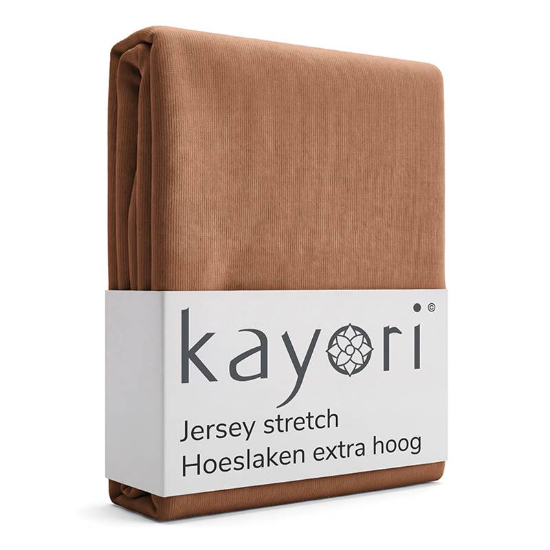 Kayori Shizu jersey stretch hoeslaken extra hoog