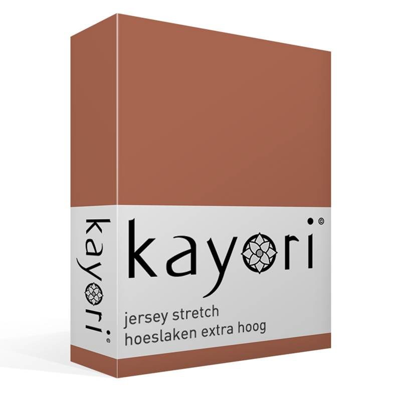 Kayori Shizu jersey stretch hoeslaken extra hoog