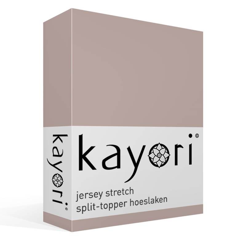 Kayori Shizu jersey stretch split-topper hoeslaken