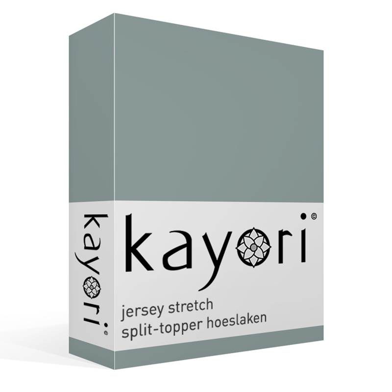 Kayori Shizu jersey stretch split-topper hoeslaken