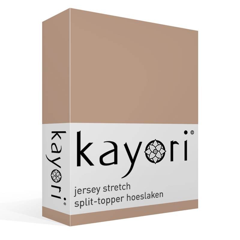 Kayori Shizu jersey stretch split-topper hoeslaken