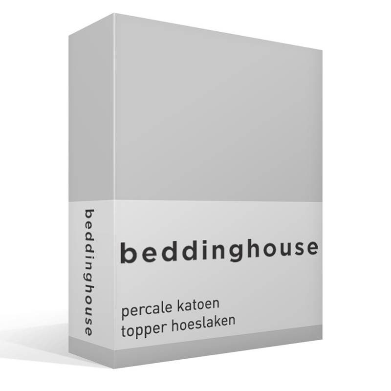 Beddinghouse percale katoen topper hoeslaken