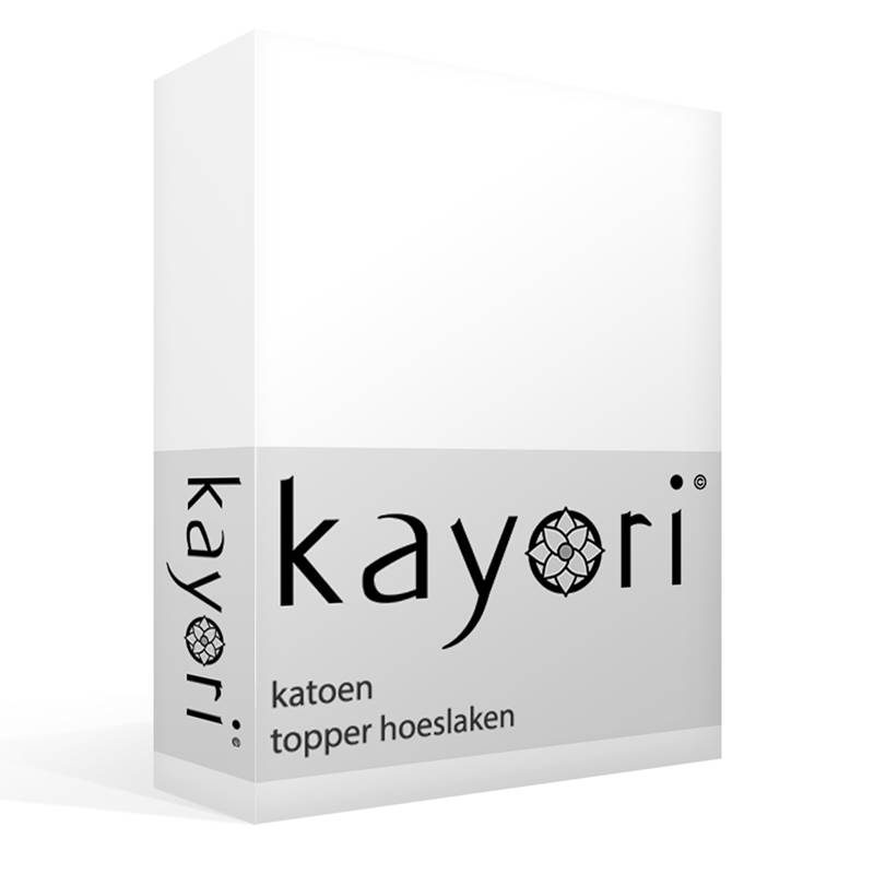 Kayori Kai katoen topper hoeslaken