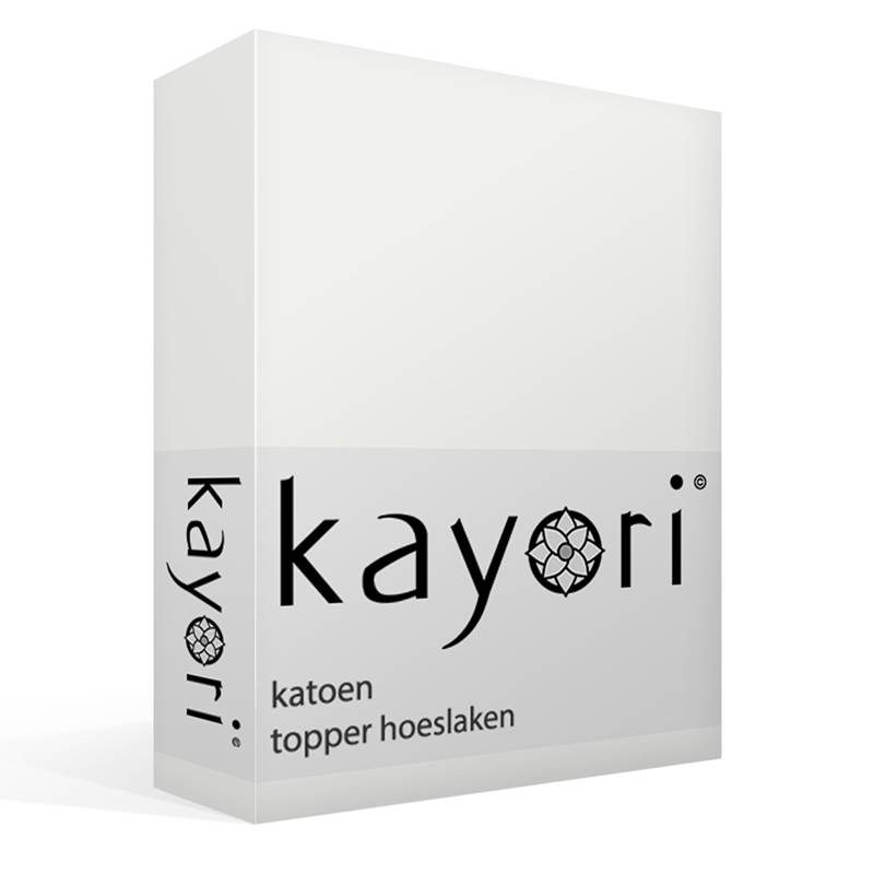 Kayori Kai katoen topper hoeslaken