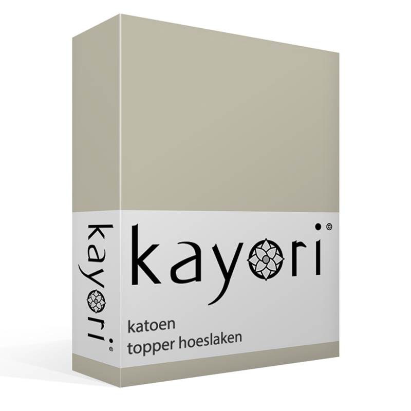 Kayori Kai katoen topper hoeslaken