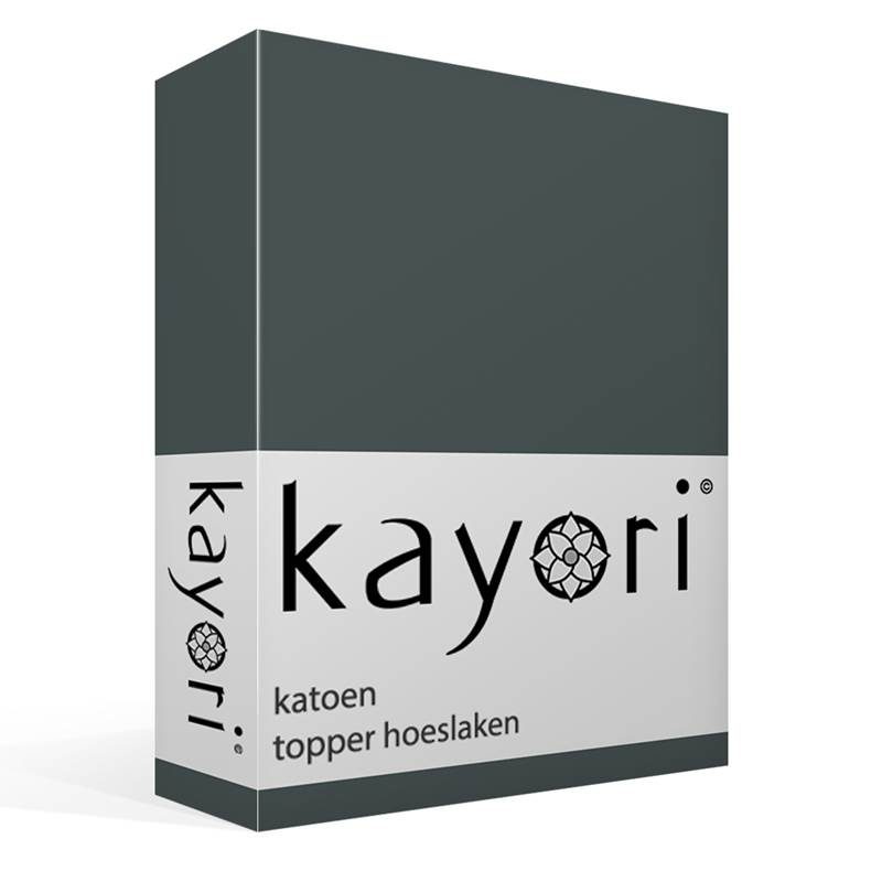 Kayori Kai katoen topper hoeslaken