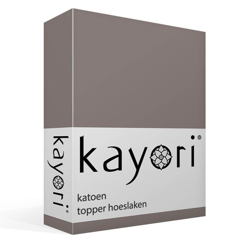 Kayori Kai katoen topper hoeslaken