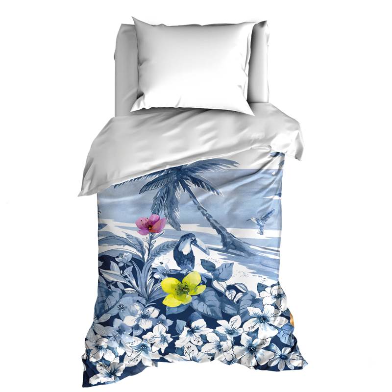 Satin d'Or Lagoon dekbedovertrek