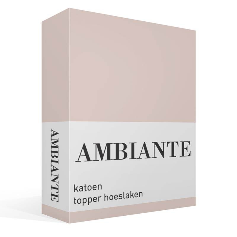 Ambiante Cotton Uni topper hoeslaken