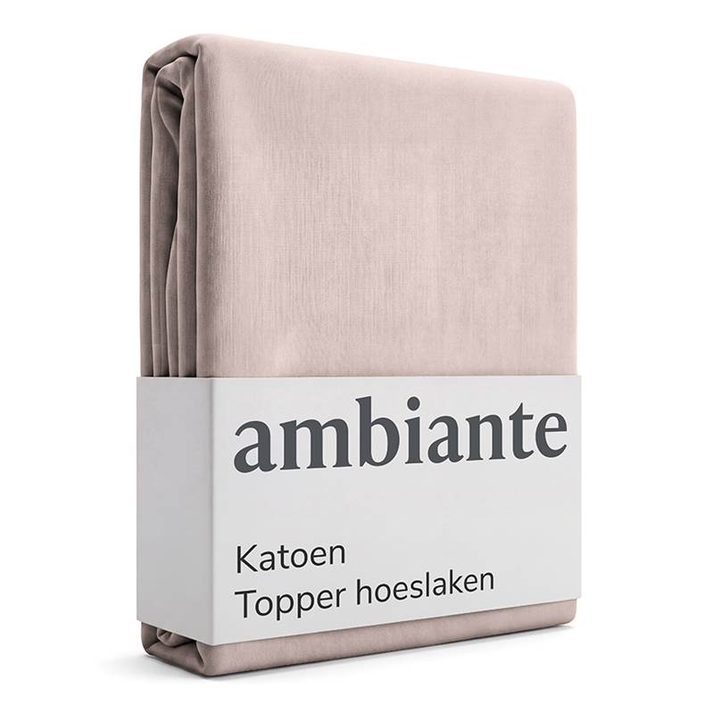 Ambiante Cotton Uni topper hoeslaken