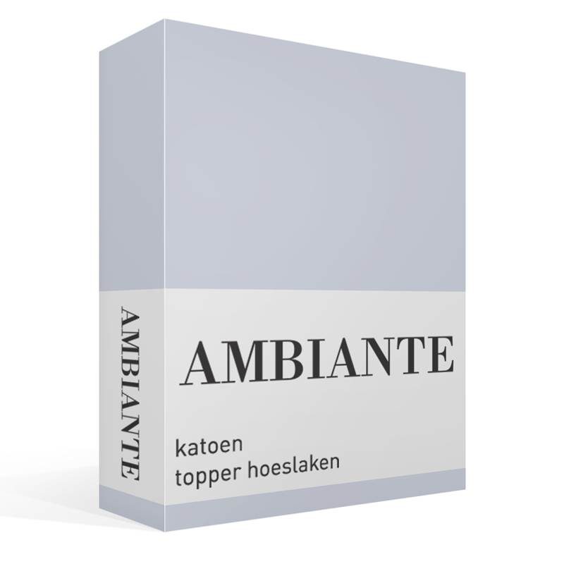 Ambiante Cotton Uni topper hoeslaken