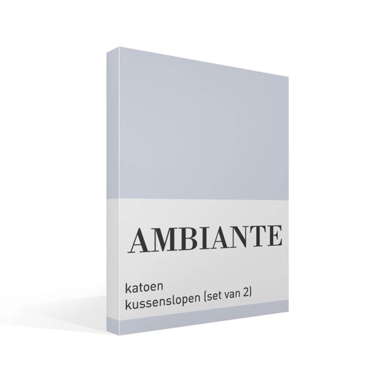 Ambiante Cotton Uni kussenslopen (set van 2)