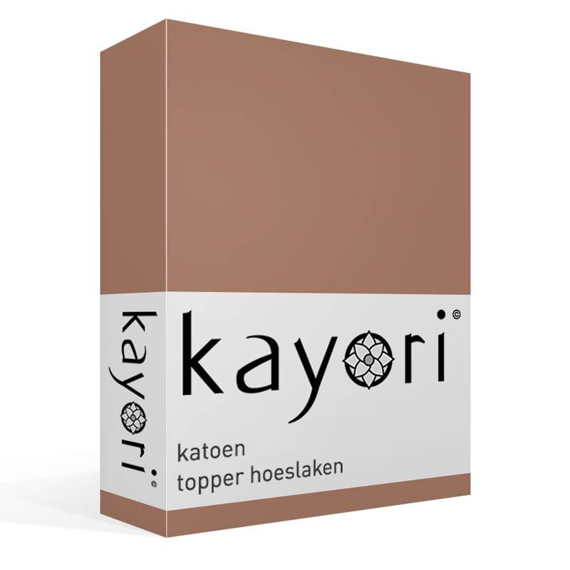Kayori Kai katoen topper hoeslaken