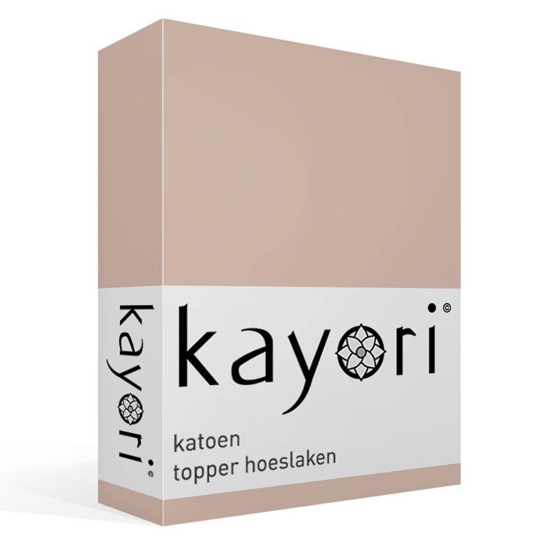 Kayori Kai katoen topper hoeslaken