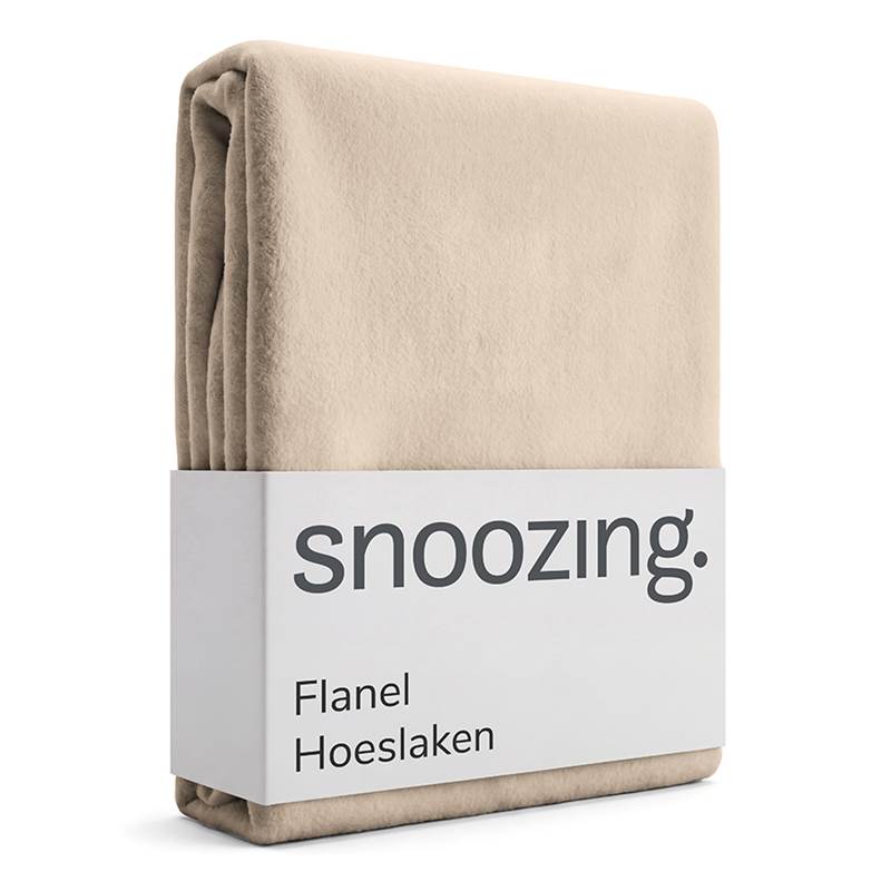 Snoozing flanel hoeslaken