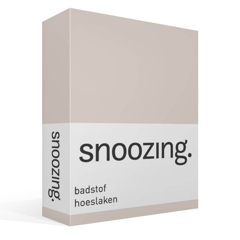 Snoozing badstof hoeslaken